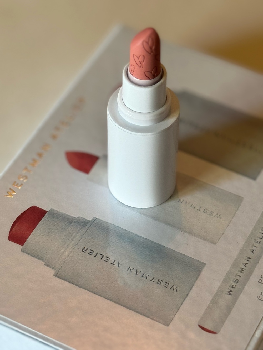 Westman Atelier PETAL petite Pink Matte Lipstick and petite PETAL lip liner